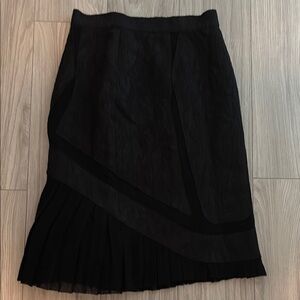Proenza Schouler Black Asymmetrical Skirt